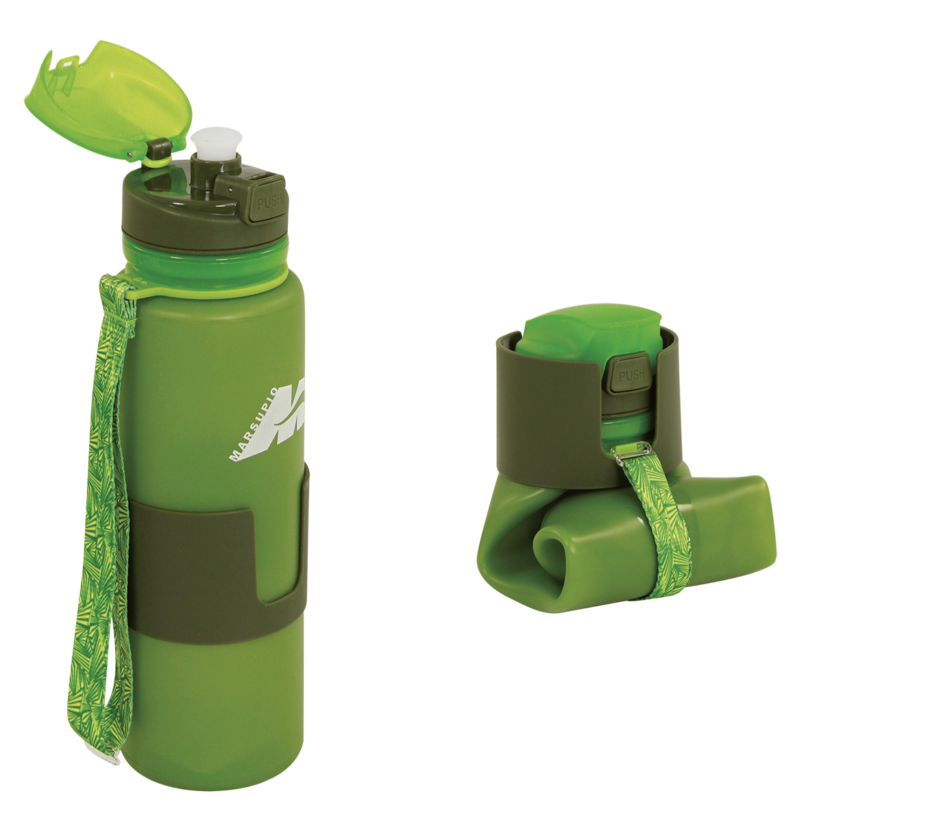 flexible water bottle MAGIC BOTTLE 650 ml with cap