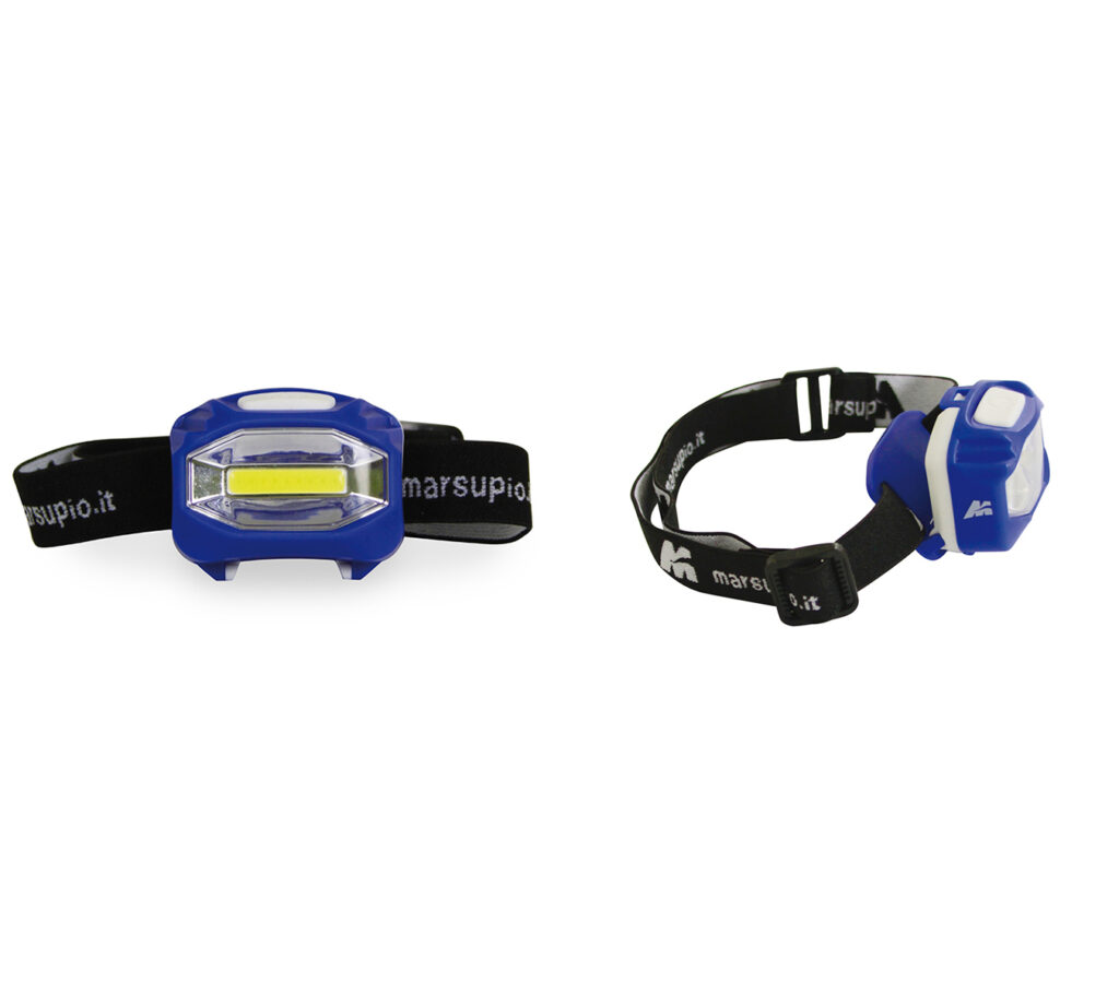 LED PLUS headlamp in blue colour