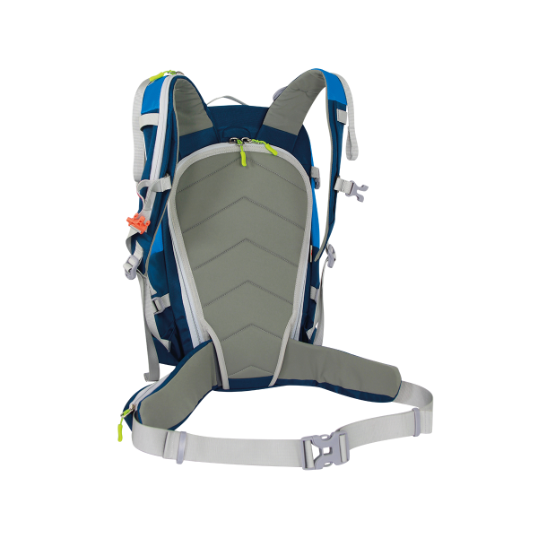 Zaino PRO LEVEL 30 Da Sci Alpinismo Colore Blu Azzurro con Bastino in Schiuma Eva