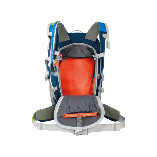 Zaino PRO LEVEL 30 Da Sci Alpinismo Colore Blu Azzurro Compatibile con i Sistemi d' Idratazione e Accesso dal Bastino