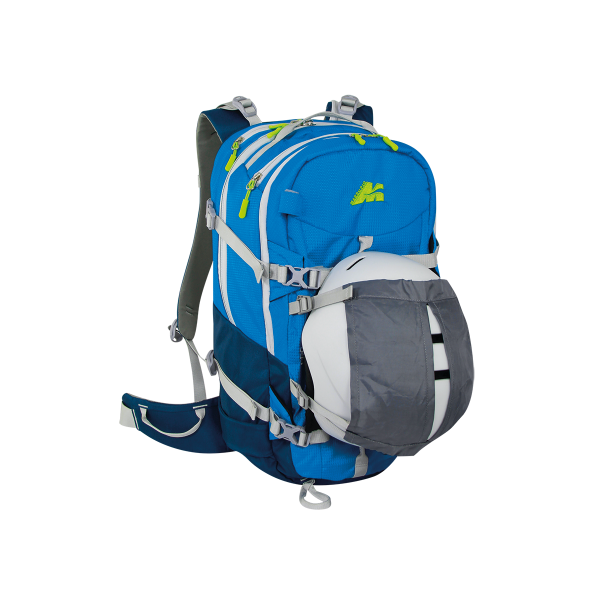 Zaino PRO LEVEL 30 Da Sci Alpinismo Colore Blu Azzurro con Porta Caschetto