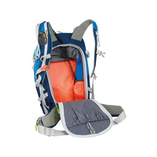 Zaino PRO LEVEL 30 Da Sci Alpinismo Colore Blu Azzurro con Tasca Interna Radiolina